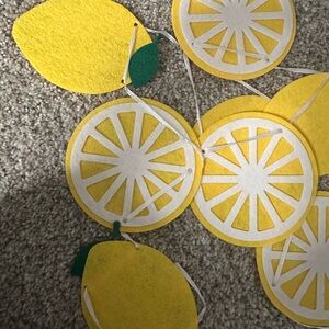 Lemon-Themed Party Garland